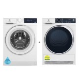 (Bundle) Electrolux EWF9024D3WB UltimateCare 300 Front Load Washing (9kg) + EDH804H5WB UltimateCare 500 Heat Pump Dryer (8kg)